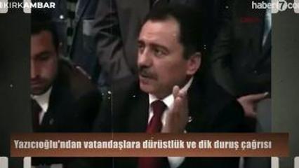 BBP lideri Muhsin Yazıcıoğlu'ndan vatandaşlara d&uuml;r&uuml;stl&uuml;k ve dik duruş &ccedil;ağrısı