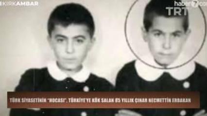 T&uuml;rk siyasetinin &ldquo;Hocası&rdquo;, 85 yıllık &ccedil;ınar Necmettin Erbakan..
