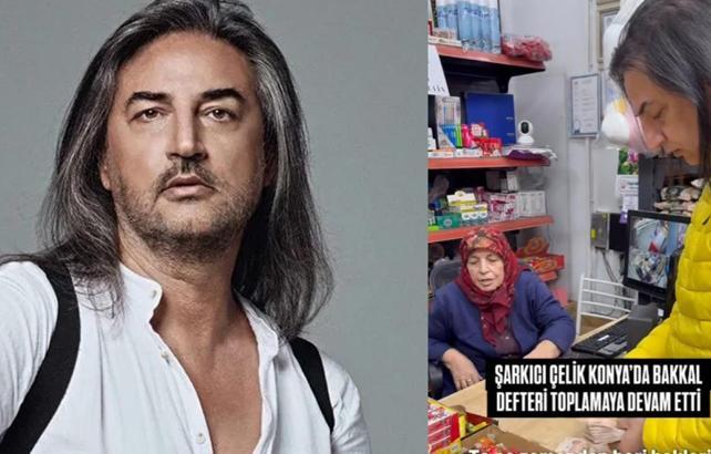 Şarkıcı &Ccedil;elik yine g&ouml;n&uuml;lleri fethetti! Bakkal kapısındaki not duygulandırdı
