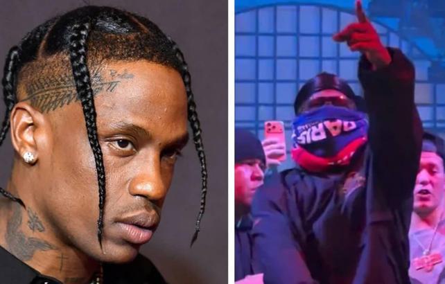 Dubl&ouml;r kullandığı iddia edilmişti: Travis Scott'tan kulisten fotoğraflı yanıt!