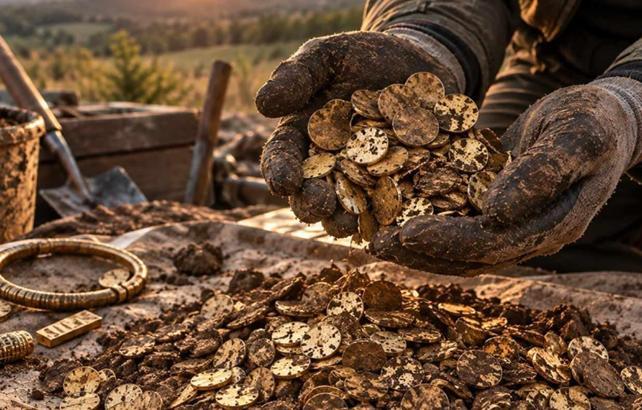 Metal dedekt&ouml;r&uuml;yle arıyordu! Yerin altından binlerce adet &ccedil;ıkarıldı
