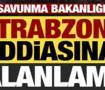 Son dakika: MSB'den 'Trabzon' iddiasına yalanlama!