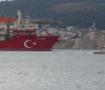 T&uuml;rk sondaj gemisi Yıldırım &Ccedil;anakkale Boğazı&rsquo;ndan ge&ccedil;ti