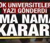 Y&Ouml;K'ten &uuml;niversitelere genelge! Cuma namazı kararı