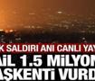 İsrail L&uuml;bnan'ın başkenti Beyrut'u vurdu: Canlı yayında al&ccedil;ak saldırı anı!
