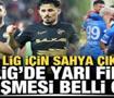S&uuml;per Lig i&ccedil;in sahaya &ccedil;ıktılar! 1. Lig&rsquo;de yarı final eşleşmesi belli oldu
