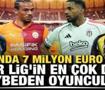 1 sezonda 7 milyon Euro d&uuml;şt&uuml;! S&uuml;per Lig'in en &ccedil;ok değer kaybeden oyuncuları