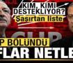 CHP b&ouml;l&uuml;nd&uuml;! Saflar netleşti! Kim, kimi destekliyor? Listede s&uuml;rpriz isimler
