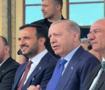 Cumhurbaşkanı Erdoğan ''T&uuml;rkler geliyor" eserine eşlik etti