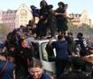 Paris'te şampiyonluk Filistin bayrağıyla kutlandı!
