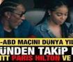 T&uuml;rkiye-ABD ma&ccedil;ını d&uuml;nya yıldızları trib&uuml;nden takip etti! Brad Pitt Paris Hilton ve dahası