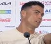 Ronaldo'dan gazetecilere fır&ccedil;a! Gelen soru sonrası &ccedil;ılgına d&ouml;nd&uuml;