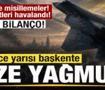 Peş peşe misillemeler! Savaş jetleri havalandı! Gece yarısı başkente f&uuml;ze yağmuru