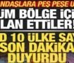 ABD son dakika duyurdu! 10 &uuml;lke sayıp resmen ilan ettiler! Vatandaşlara peş peşe uyarı