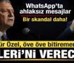 &Ouml;zg&uuml;r &Ouml;zel, İ&ccedil;işleri'ni İlkay &Ccedil;i&ccedil;ek'e verecekti! WhatsApp'ta ahlaksız mesajlar