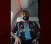 Salah, formayı giydi taraftarı coşturdu: Bize her yer Trabzon!