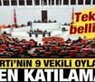 'Ter&ouml;rs&uuml;z T&uuml;rkiye: AK Parti'nin 9 milletvekili oylamaya neden katılamadı?