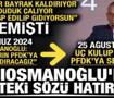 PFDK sevki ortalığı karıştırdı! Hacıosmanoğlu'nun 2024'teki s&ouml;z&uuml; hatırlandı