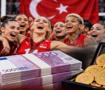 Şampiyonluğun ganimeti: Filenin Sultanları'na kese kese altın!
