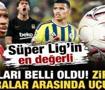 S&uuml;per Lig&rsquo;in en değerli takımları belli oldu! Zirveyle alt sıralar arasında u&ccedil;urum oluştu