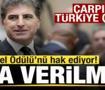 Barzani'den T&uuml;rkiye a&ccedil;ıklaması: Nobel &Ouml;d&uuml;l&uuml;'n&uuml; hak ediyor! Ona verilmeli