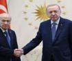 Cumhurbaşkanı Erdoğan İLE MHP lideri Bah&ccedil;eli arasında kritik g&ouml;r&uuml;şme: İlk kareler geldi