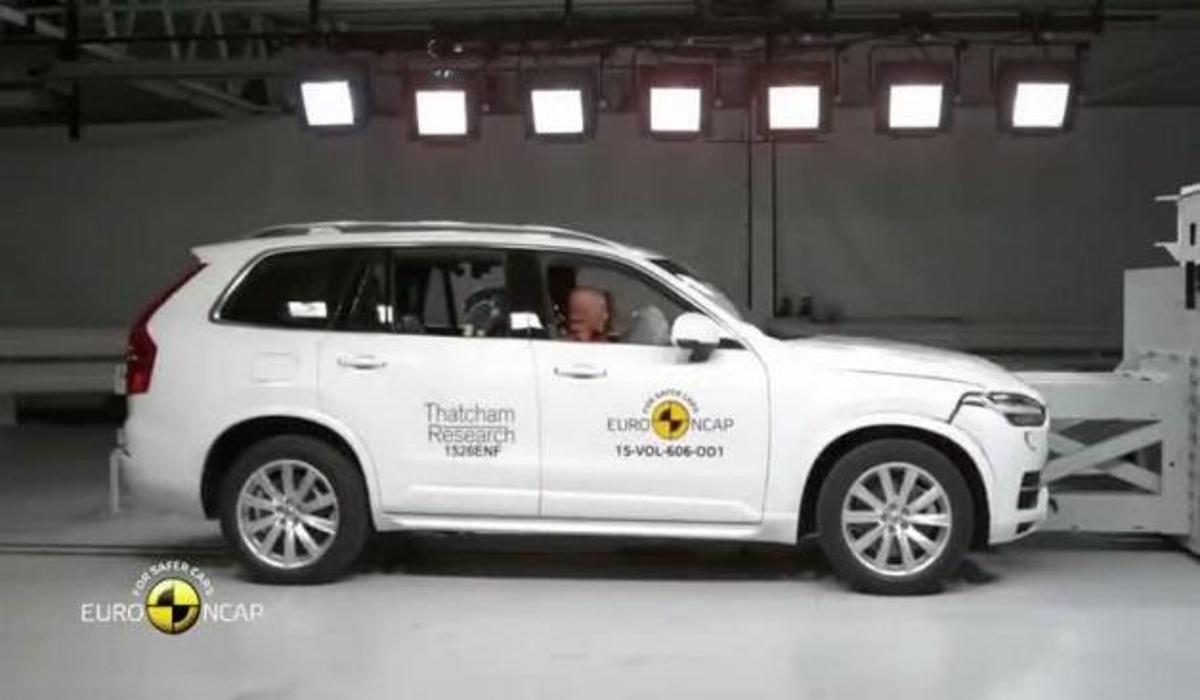 volvo xc90 kaza testi video 7