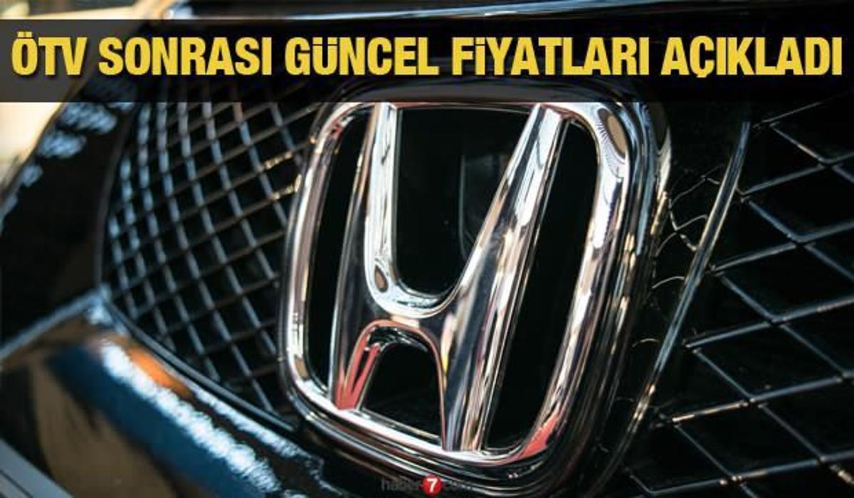 honda civic hatchback civic sedan honda hr v cr v modellerinin yeni fiyatlarini acikladi otomobil haberleri