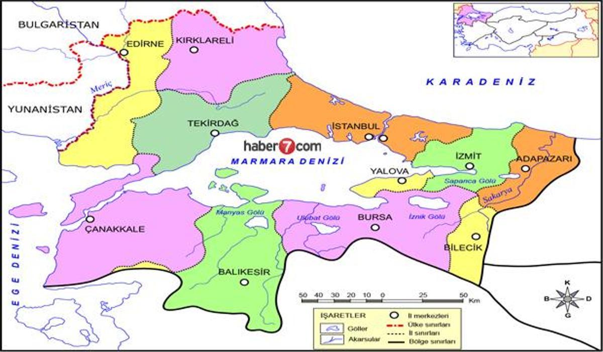 https www haber7 com guncel haber 3027916 marmara bolgesi illeri neler marmara bolgesi haritasi golleri ovalari daglari ve iklimi