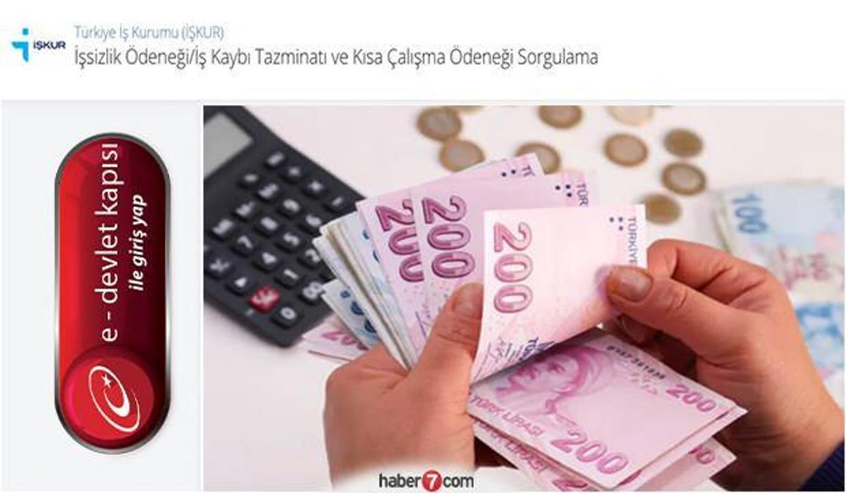 kisa calisma odenegi basvurusu nasil yapilir e devlet basvuru ekrani ekonomi haberleri