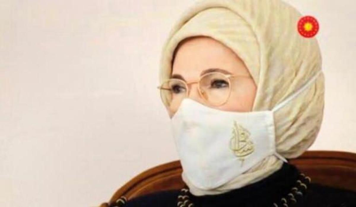 emine erdogan in maskesinde dikkat ceken detay guncel haberleri