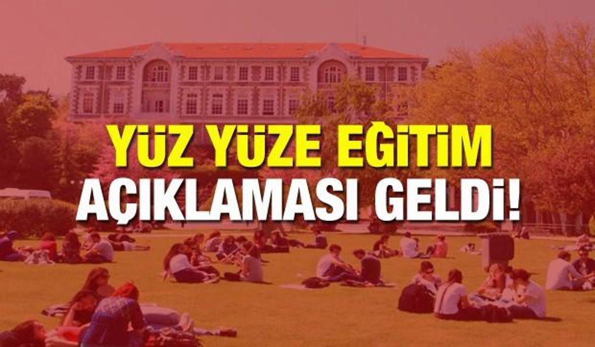 https www haber7 com egitim haber 3055145 universiteler ne zaman acilacak yokten heyecanlandiran aciklama yuz yuze egitime fakulte