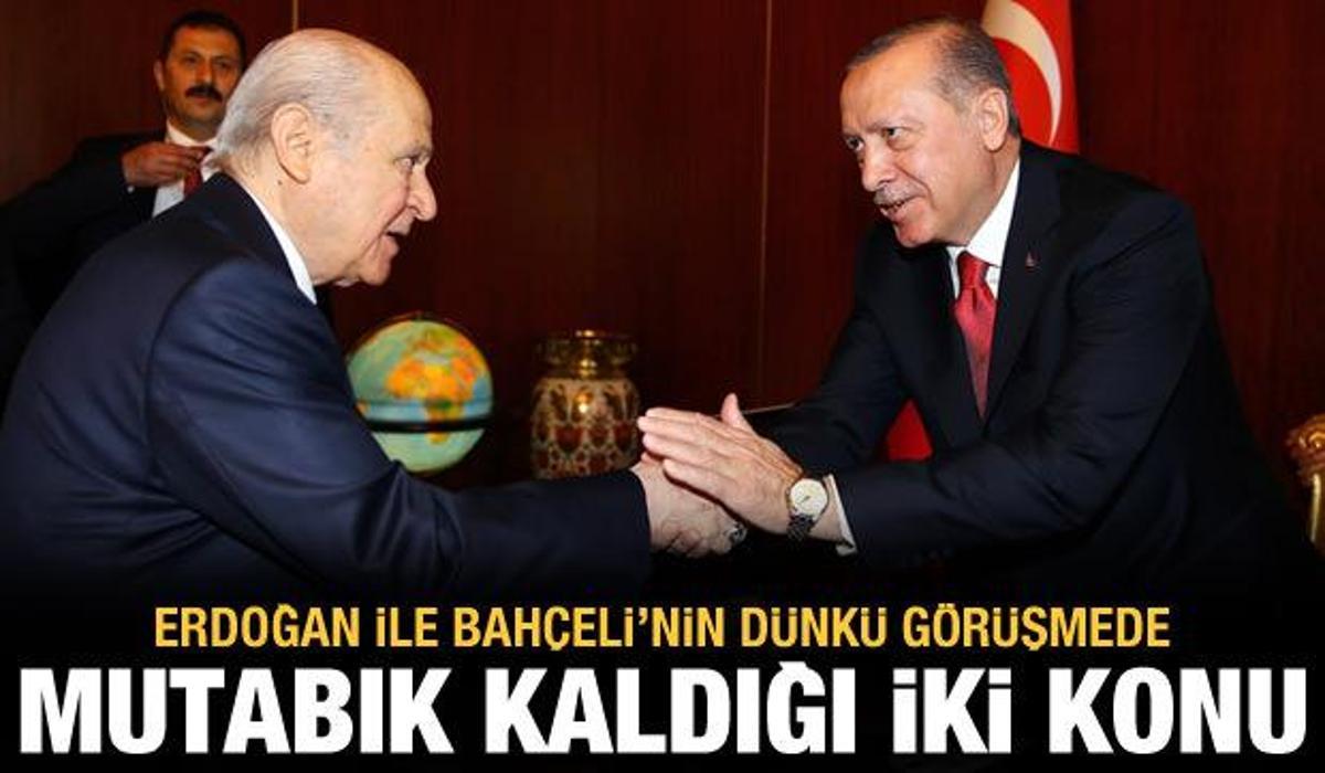 erdogan bahceli gorusmesinde yeni anayasa ve reform konusuldu siyaset haberleri