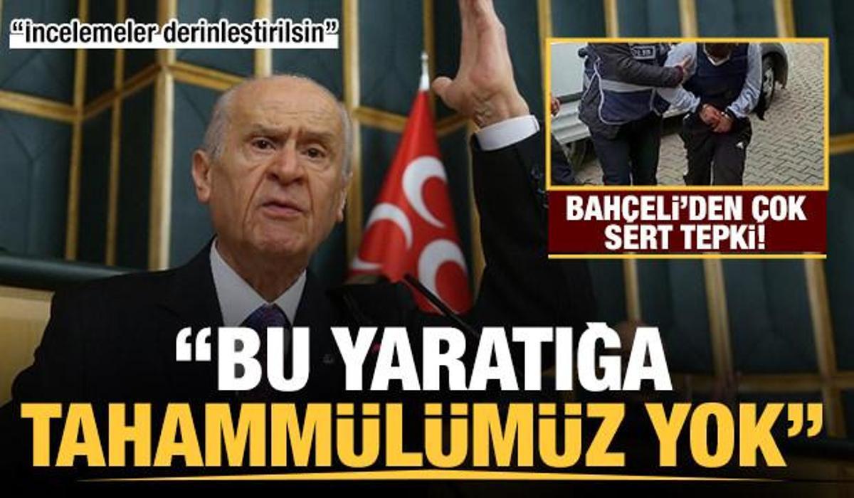 bahceli canavar deyip cok sert tepki gosterdi bu yaratiga tahammulumuz yok guncel haberleri