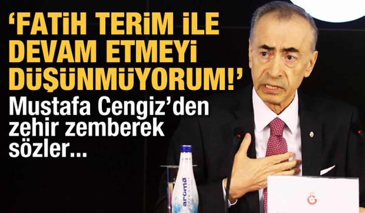 Mustafa Cengiz Fatih Terim Ile Devam Etmeyi Dusunmuyorum Tum Spor Haber