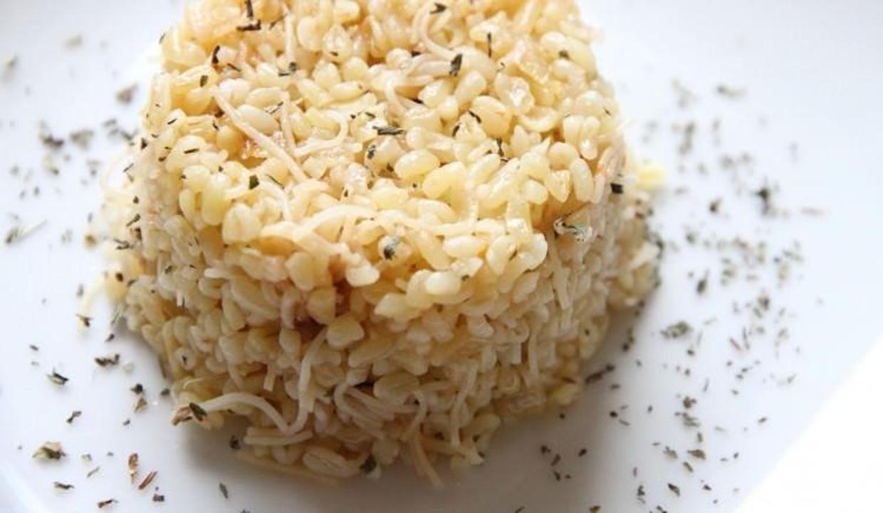 Tel şehriyeli bulgur pilavı