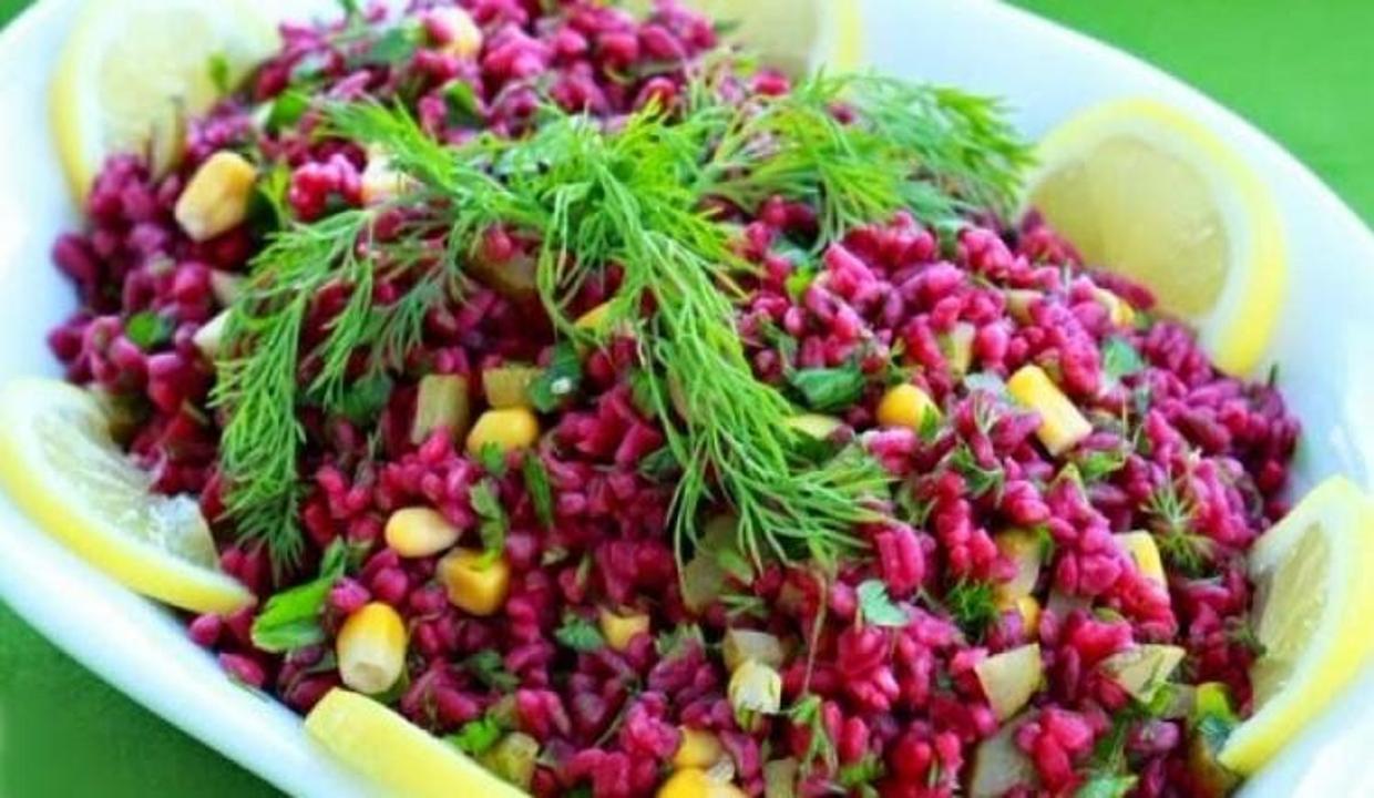 Mor salata tarifi