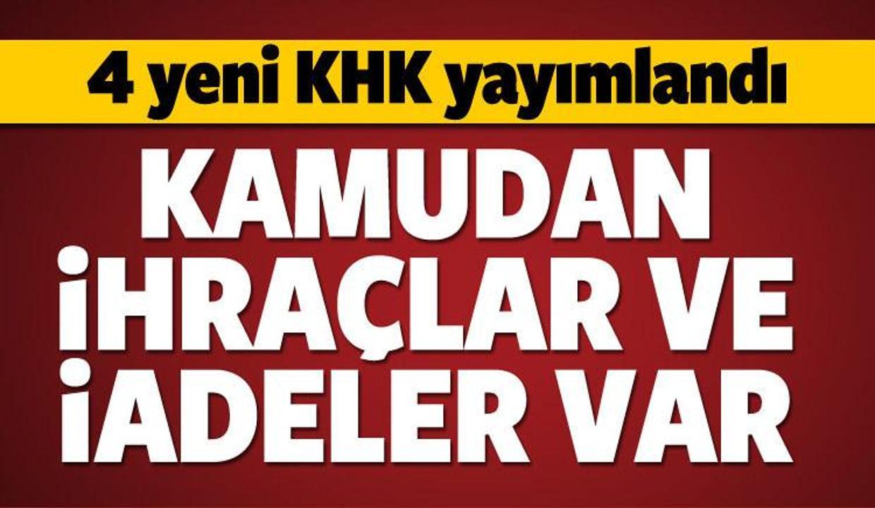 Yeni yılda memurluktan ihraç edilenlerin isim listesi belli oldu