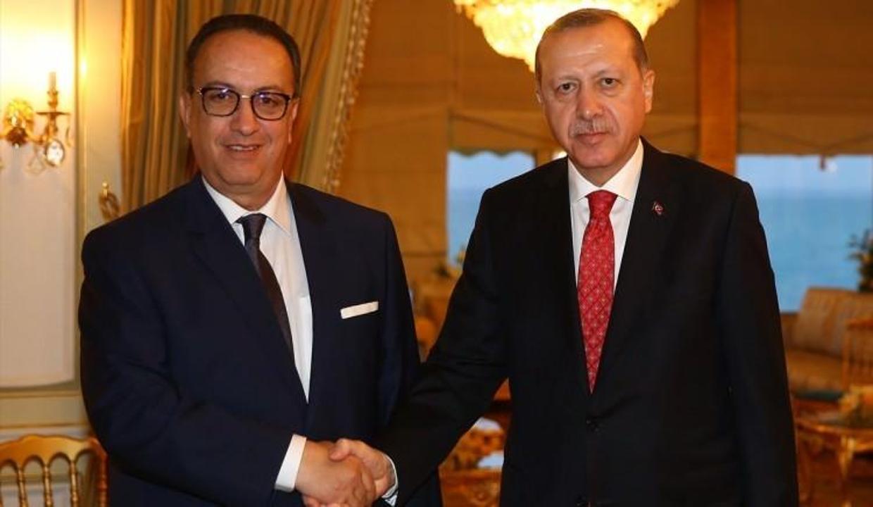 Cumhurbaşkanı Erdoğan es-Sibsi'yi kabul etti