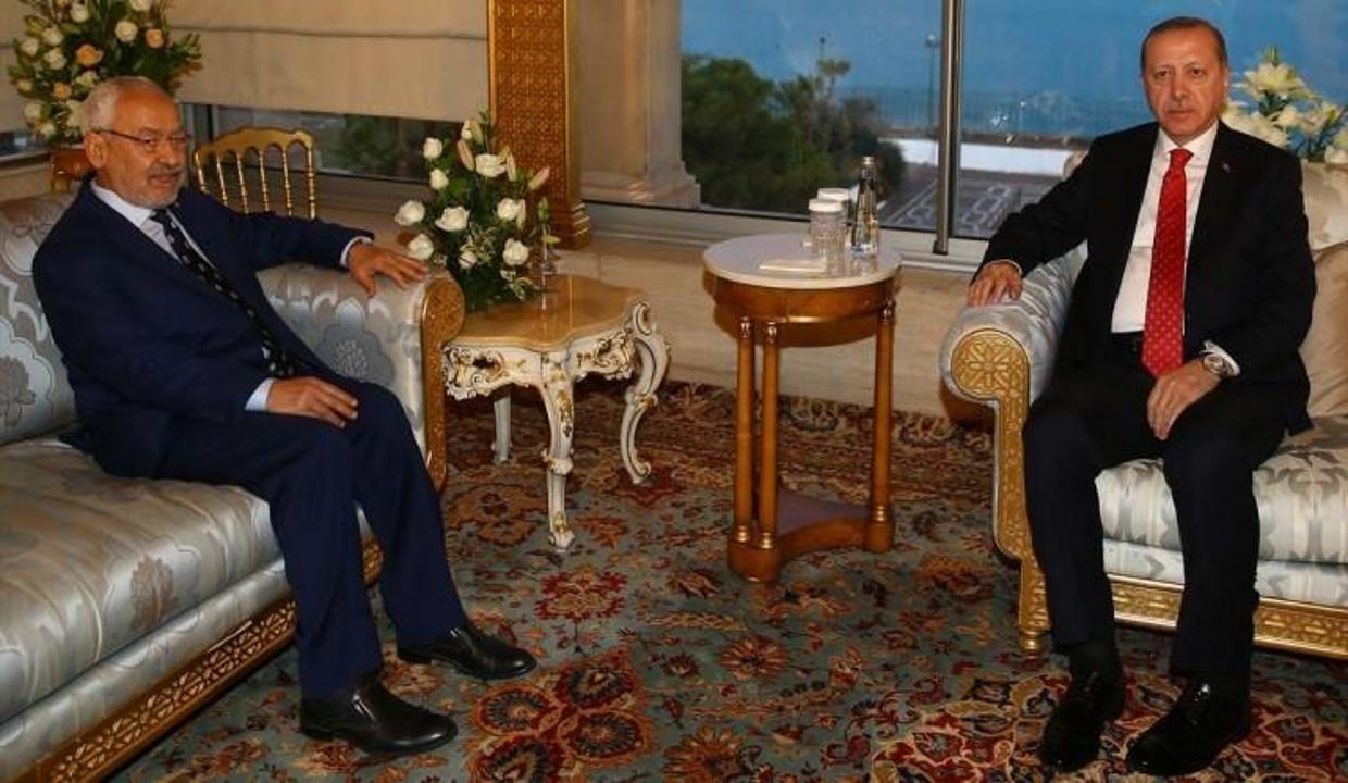 Cumhurbaşkanı Erdoğan Gannuşi'yi kabul etti
