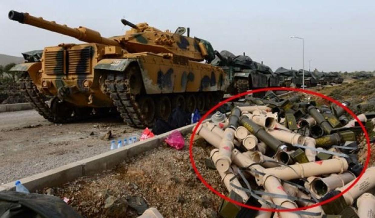 Dikkat çeken görüntü! Tankların hemen yanında...