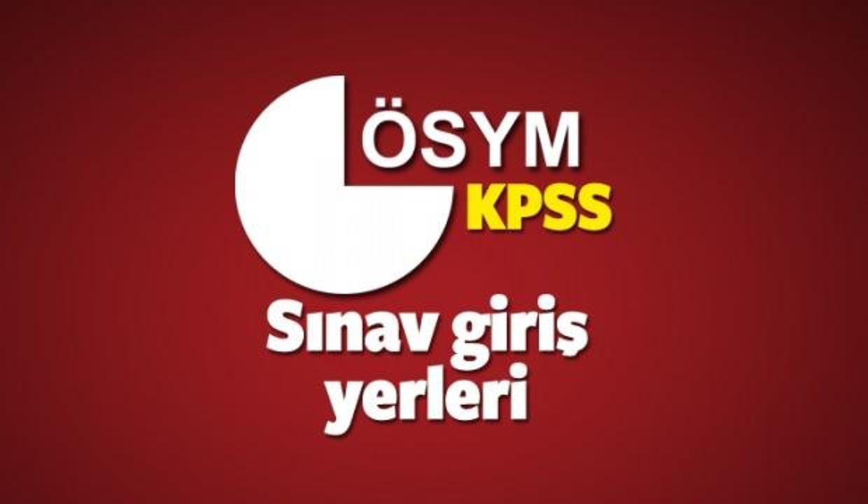 2018 KPSS (Lisans) sınav yerini öğrenme sayfası! ÖSYM sınav giriş belgesi ekranı...
