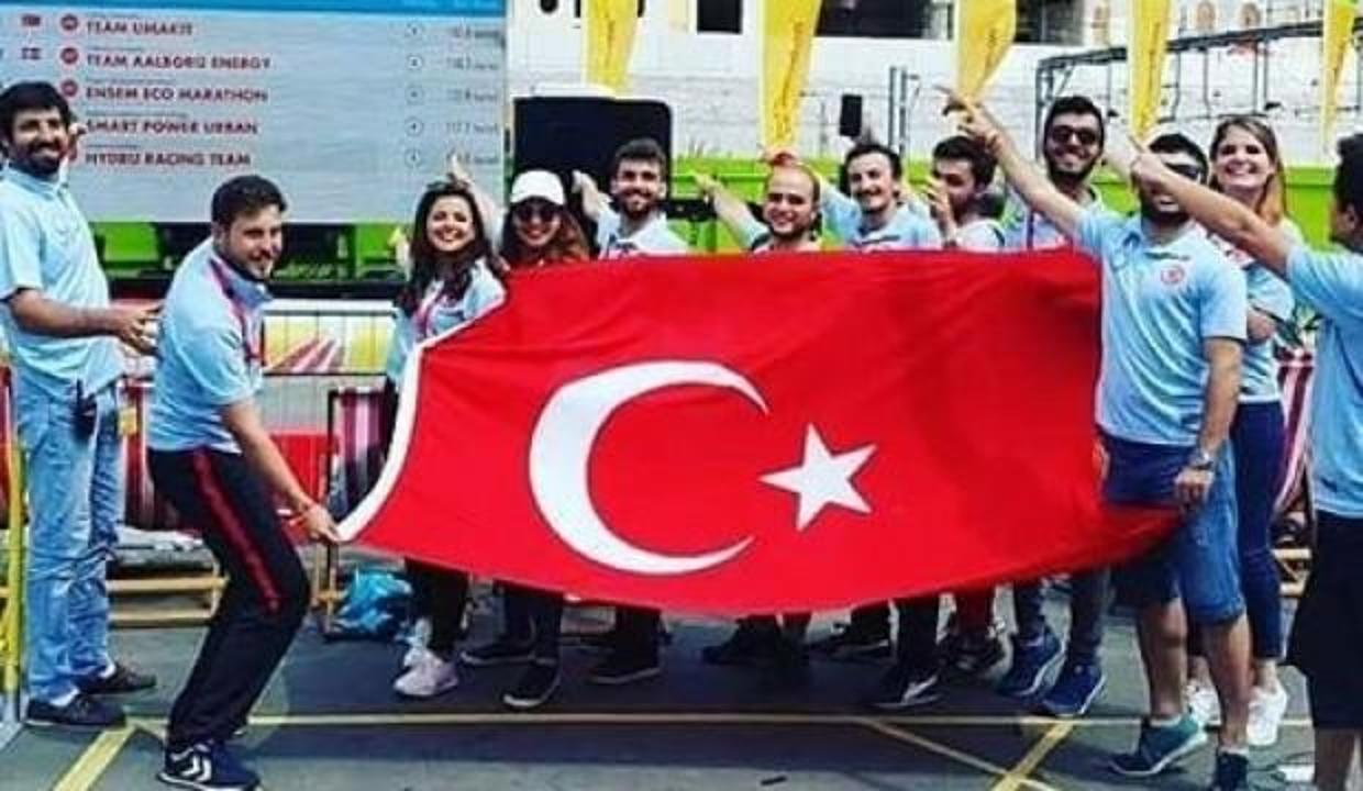 Hidrojenle çalışan yerli araç birinci oldu!