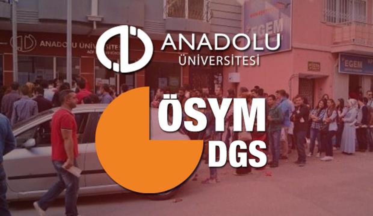 AÖF DGS kayıtları ne zaman başlıyor? 2018 Lisans tamamlama işlemleri...