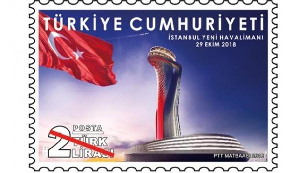 PTT'den "İstanbul Yeni Havalimanı" pulu
