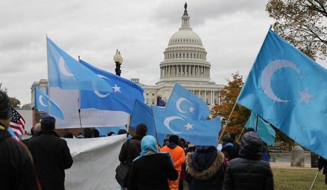Washington'da Çin protestosu! Hesap verecekler