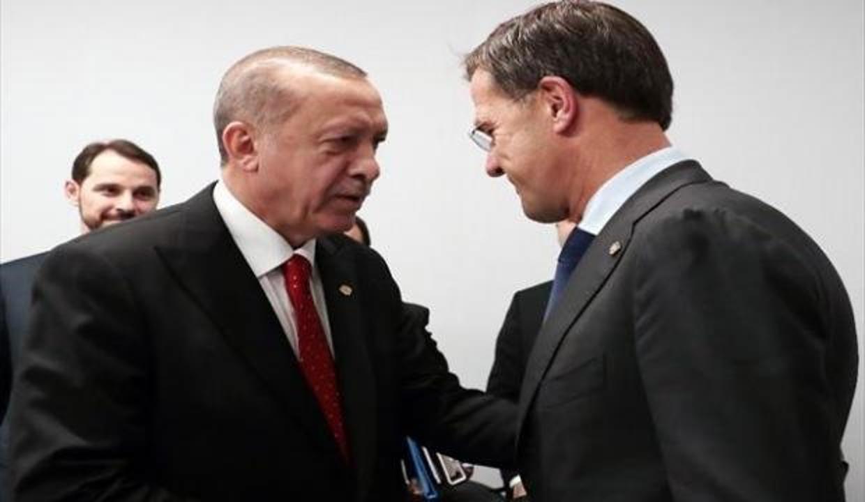 Erdoğan Mark Rutte ile görüştü