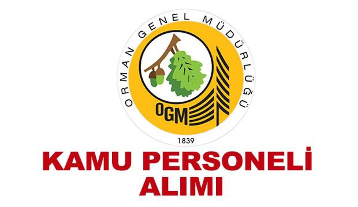 Orman Genel Müdürlüğü kamu personeli alımı! OGM başvuru şartları neler?
