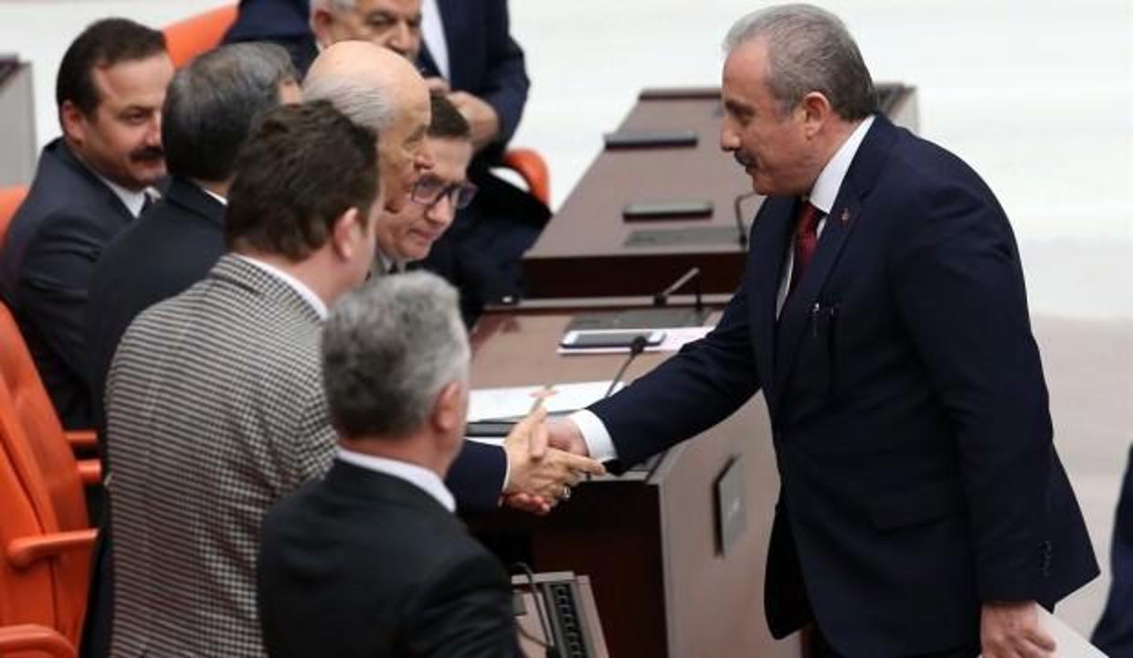 AK Parti'den Bahçeli'ye Şentop teşekkürü