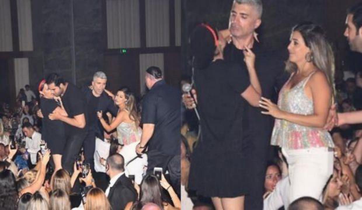 Özcan Deniz konserine akın eden kadınlar ortalığı resmen birbirine kattı!